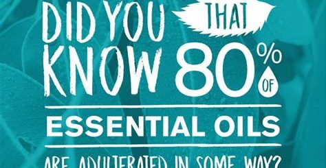 Did you know that 80% of essential oils are adulterated in some way