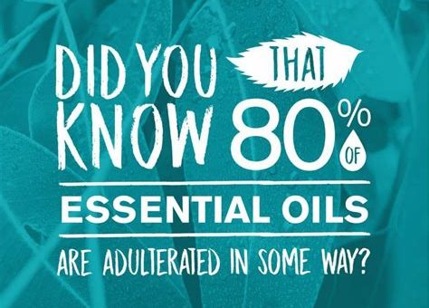 Did you know that 80% of essential oils are adulterated in some way